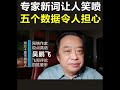 新词让人笑喷，五个数据令人担心