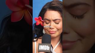 Actress of Moana being sassy