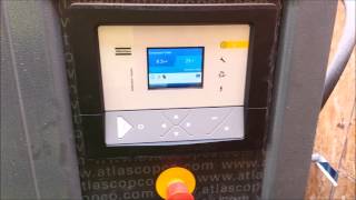 How to reset Atlas Copco Electric Air Compressor