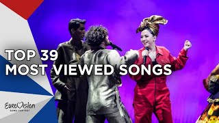 🇳🇱 Eurovision 2021: Top 39 - Most Viewed Songs (07/06/21)