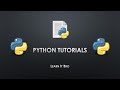 Python - Tutorial 5 - Type Conversion