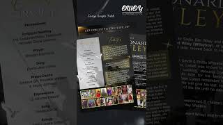 Lonell Leonard Wiley Funeral Program Design - Large Single Fold