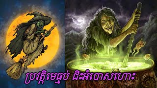 ប្រវត្តិមេធ្មប់ជិះអំបោសហោះ/ History of witches flying brooms