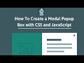 Create a Modal(popup) with HTML,CSS & Vanilla JavaScript || PSYCHO DEVELOPER ||