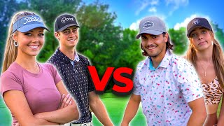 2v2 Golf Match | Claire & Garrett VS Matt & Maddie | GM GOLF