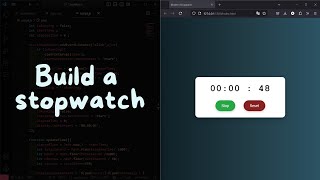 How To Create A Stopwatch Using Html Css And Javascript Shortsfeed