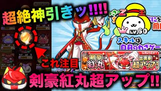 ぷにぷに 剣豪紅丸超アップで最高の神引きッ!!\u0026地獄ムズを紅丸技レ1の鬼畜攻略!!【妖怪ウォッチぷにぷに】