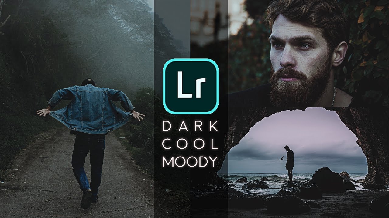 How To Edit Cool & Dark Moody | Lightroom Mobile Tutorial - YouTube