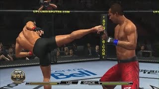 ブルース リー vs ホイス グレイシー　UFC UNDISPUTED 2010   PS3 MMA　Bruce Lee vs Royce Gracie