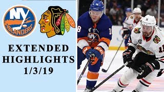 New York Islanders vs.Chicago Blackhawks | EXTENDED HIGHLIGHTS | 1/3/19 | NHL | NBC Sports