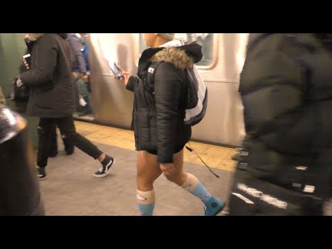 PANTS-LESS for a day in NYC | 2018 No Pants Subway Ride PANTS-LESS for a day in NYC | 2018 No Pants Subway Ride