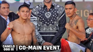 CO-MAIN EVENT | Canelo vs. GGG III • Rodriguez vs. Gonzalez • FULL WEIGH IN | Matchroom Boxing