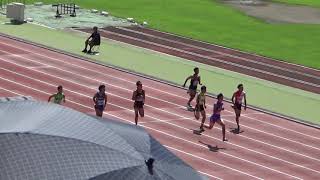 2019年埼玉高校新人陸上西部地区予選 男子100ｍ 9組