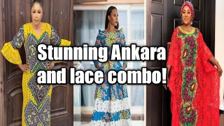 #ankara #lacestyles           Amazing Ankara and lace combinations gowns that you just can't resist!