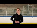 beginner footwork sequence using three turns figure skating tutorial