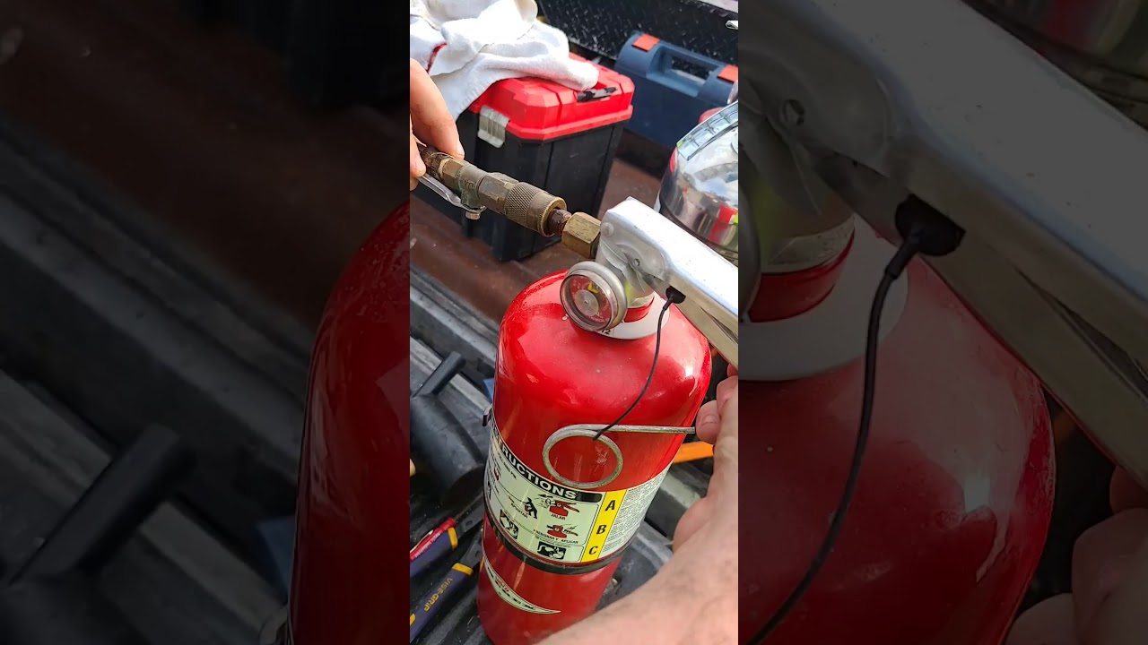 How To Recharge A Fire Extinguisher 🧯 - YouTube