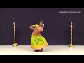 karthari adavu lesson 10 learn bharatanatyam i practice session i natyaranjani dance school