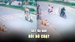 Nữ nhân viên xe buýt trọng thương, người gây tai nạn bỏ chạy