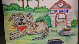 How to Draw: In the Dog House