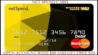Net Spend Card Plus Netspend Free 20 Dollars