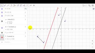 translasi  pergeseran dalam aplikasi Geogebra