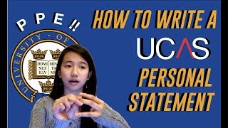 TIPS TO WRITE A UCAS ESSAY | Oxford PPE