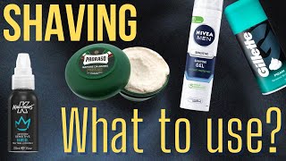 Top Men's Shaving Products: Gel, Oil, Cream or Soap?