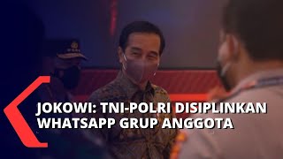 Jokowi Tegur Grup WhatsApp TNI-Polri, Kepala Staf Angkatan Laut Janji Akan Evaluasi