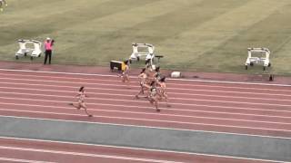 第42回東海学生陸上競技秋季選手権大会 女子100m 準決勝第1組 2015/10/10