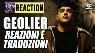 GEOLIER - IL CORAGGIO DEI BAMBINI ( con traduzioni ) | REACTION by Arcade Boyz