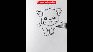 Cute cat 😺😳🔥#cat #artist #drawing #art #ytshorts