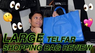 Telfar LARGE Shopping Bag REVIEW // Is This Iconic Shopping Tote Too Big or Just Right For You?