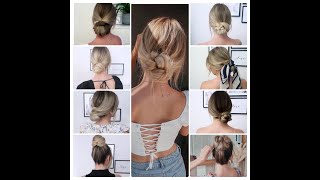 10 Everyday Bun Hairdo's/Updo's | Easy Bun hairstyles | The Hairdo's