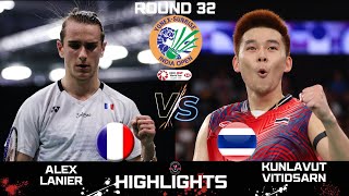 Hard Game | Alex LANIER (FRA) vs K VITIDSARN (THA)[MS]R32 | INDIA Open 2025 Badminton