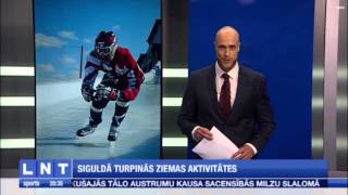 LNT Sporta Ziņu sižets pirms FIS Latvijas Kausa 2. posma