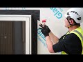 how to seal a window air and weathertight siga trestard 420 black fr fire rated sealing tape