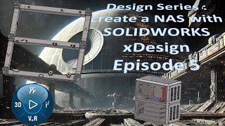 Designing the motherboard supports for Custom Computer Case with SOLIDWORKS xDesign| Episode 5