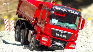 RC HYDRAULIC DIGGER VOLVO EC 160// SCALEART 3 AXLE RC TRUCK TIPPER// RC QUARRY IN MOTION