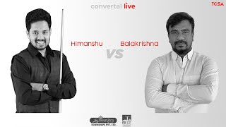 Balakrishna Vs Himanshu Jain - Sreemitra Telangana State Ranking Snooker \u0026 Billiards Championship