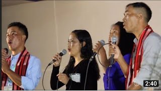 Chaoha Chingnyu Baptist youth special no (Quartet) presenting 67th KBBB Youth Convention 2021