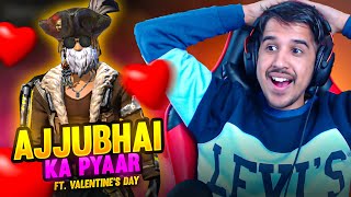 Ajjubhai Gone Emotional For Girlfriend Ft. Valentine's Day || Free Fire || Desi Gamers
