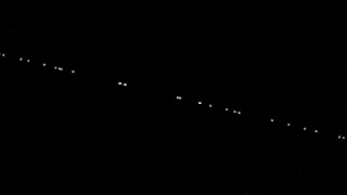 Starlink satellites light up night sky over Massachusetts
