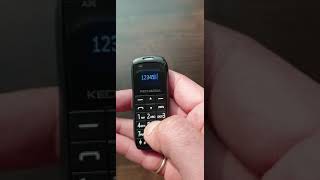 World's smallest Mobile phone, with Bluetooth and FM Radio Kechaoda A26