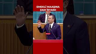 Özgür Özel'den emekli maaşı tepkisi: Memleketi onlara dar edeceğiz!