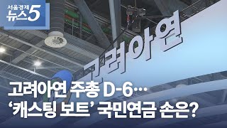 고려아연 주총 D-6…‘캐스팅 보트’ 국민연금 손은?