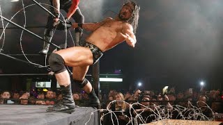 Barbed Wire Rope Match With Drew McIntyre!