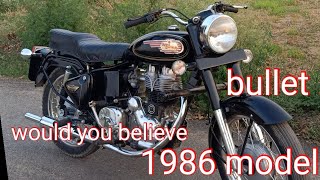 Royal Enfield bullet 1986 model..fully restored, reborn,