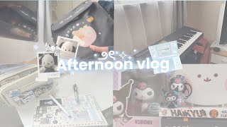 Aesthetic afternoon vlog! ⋆౨ৎ˚⟡˖ journaling, watching, piano, digital diaries