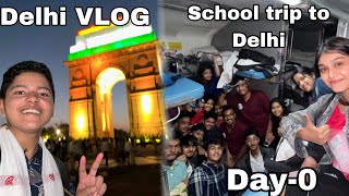 Exploring Delhi Day 0 | Train Journey, India Gate, Palika Bazar \u0026 Connaught Place | Travel Vlog