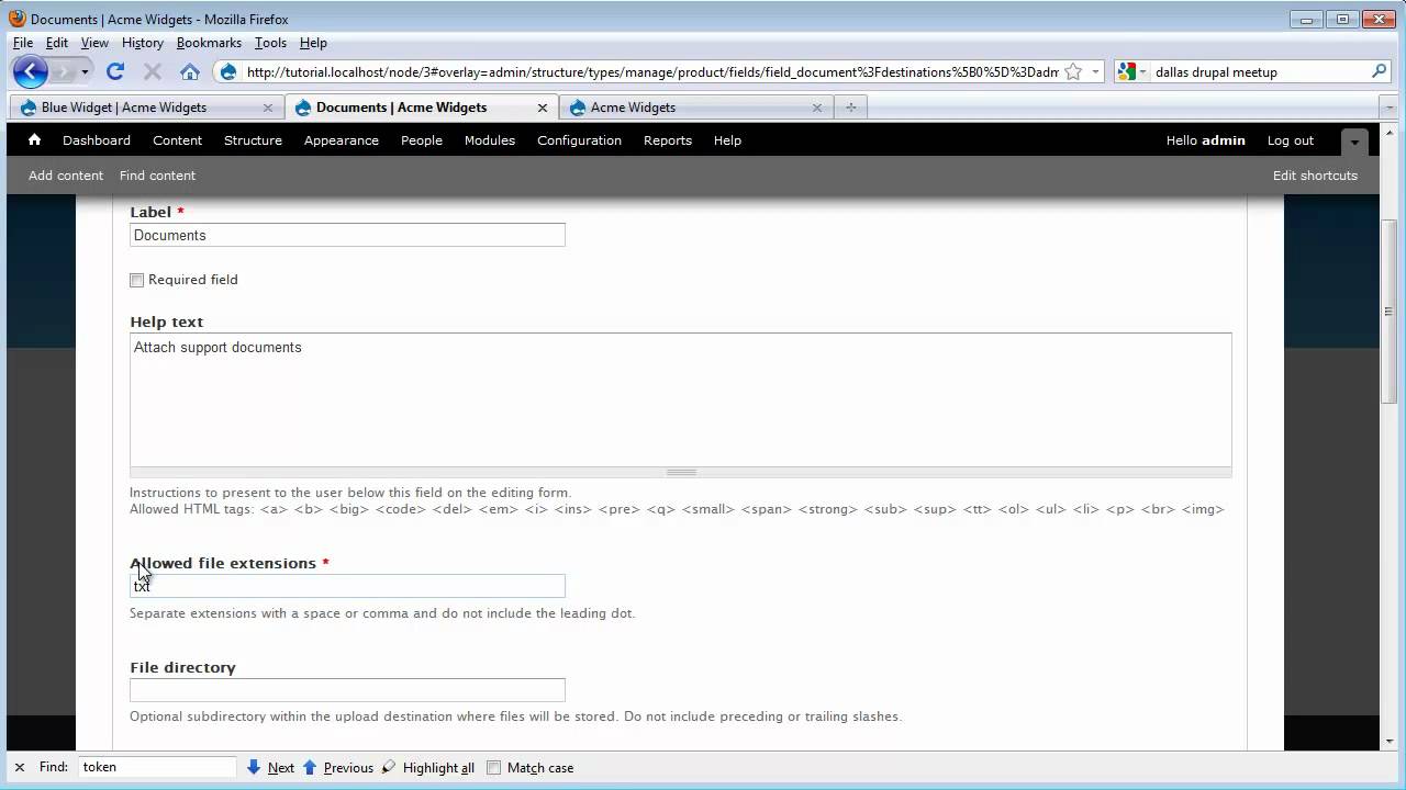 Drupal Tutorial File Fields Youtube